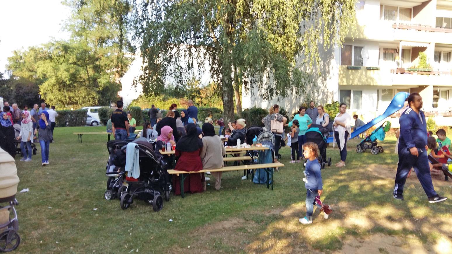 2016 Spielplatzfest des AK-West auf dem Spielplatz Gutenbergstraße (c) Mariethres Kaleß