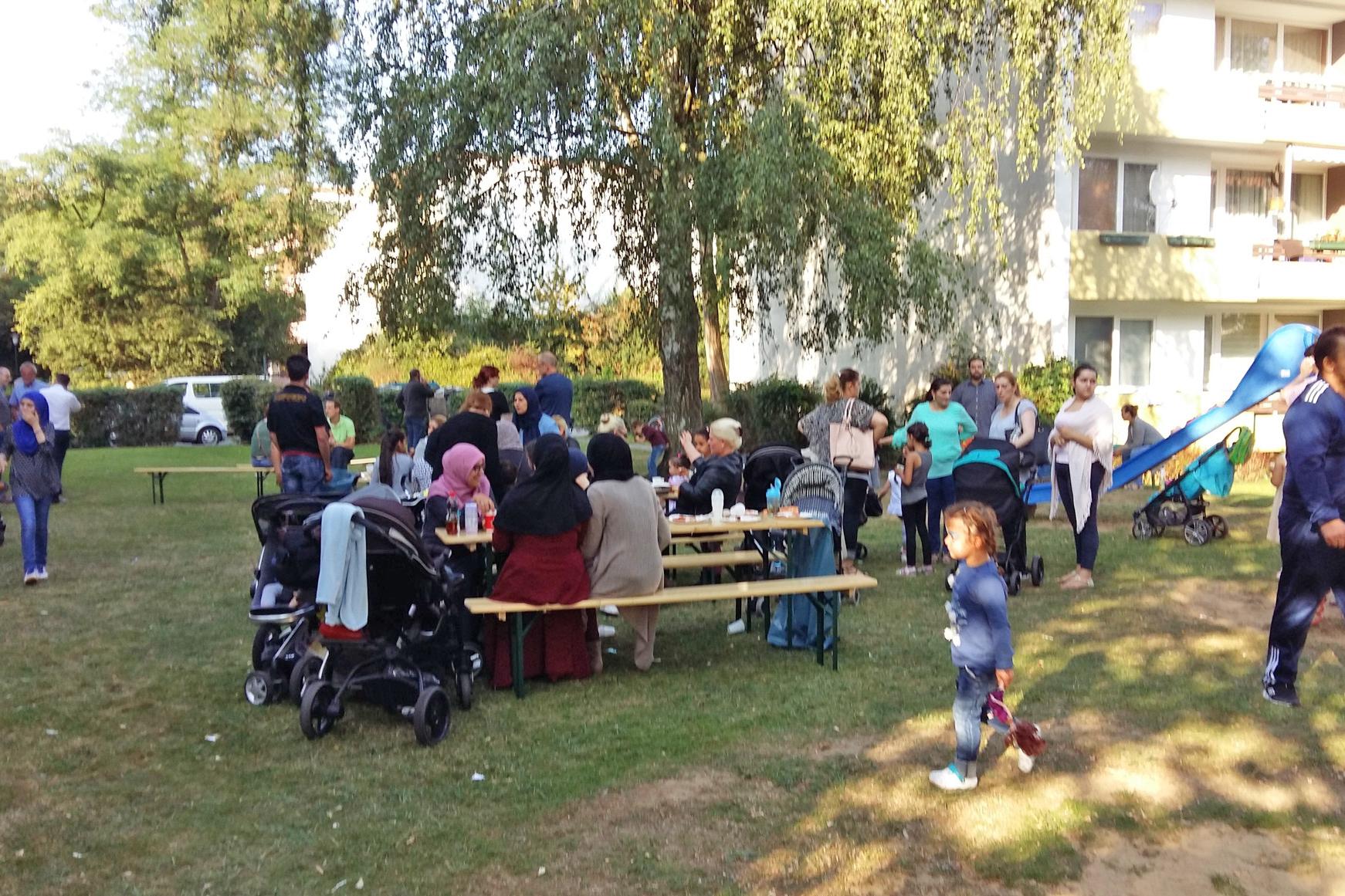 2016 Spielplatzfest des AK-West auf dem Spielplatz Gutenbergstraße
