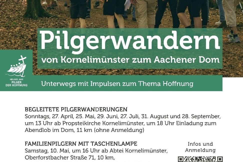 pilgerwandern von Kornelimünster zum Aachener Dom