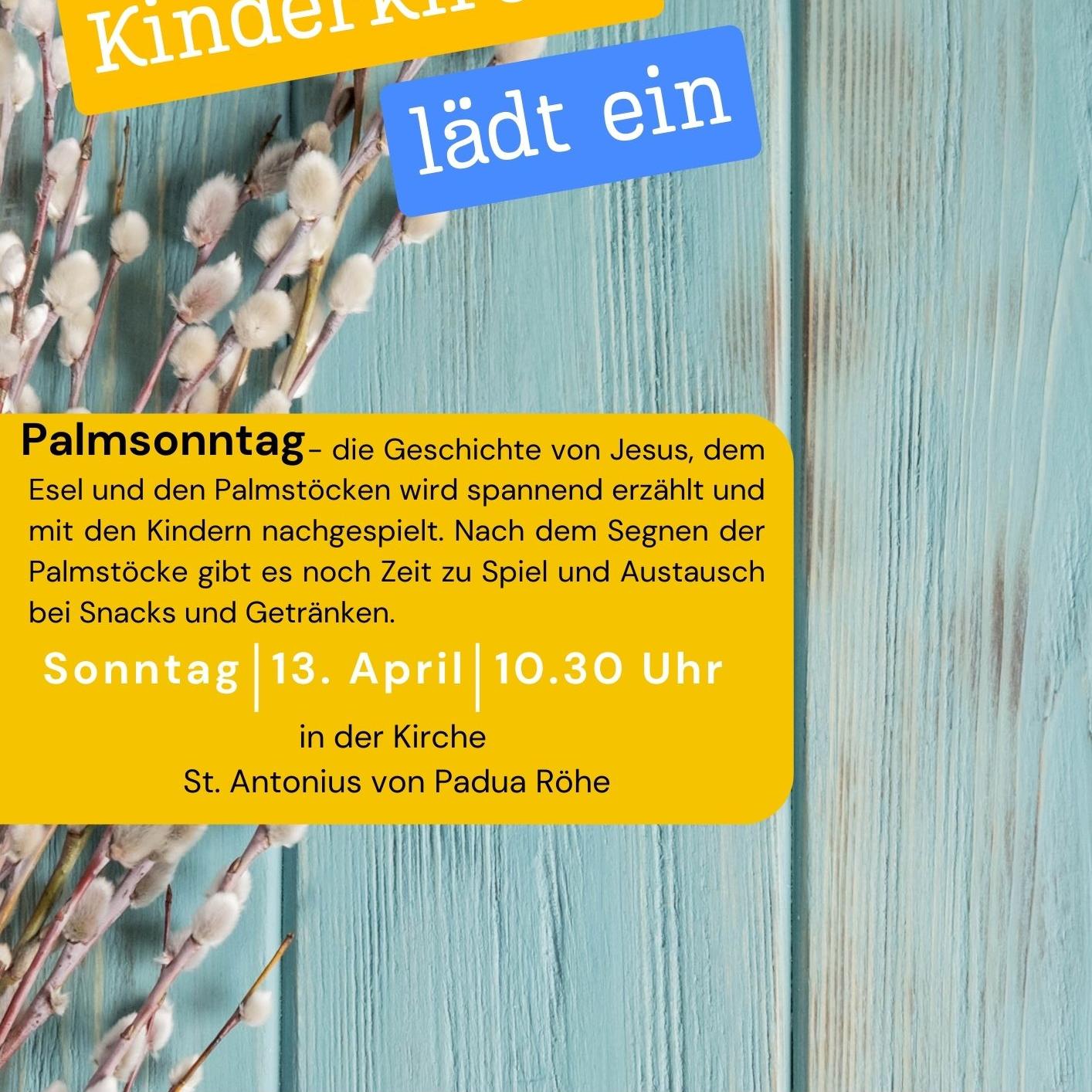 KinderkirchePalmsonntag2025_Plakat