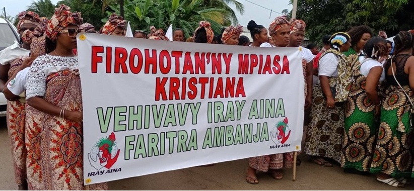 Frauen von Iray Aina beim Internationalen Frauentag (c) Iray Aina